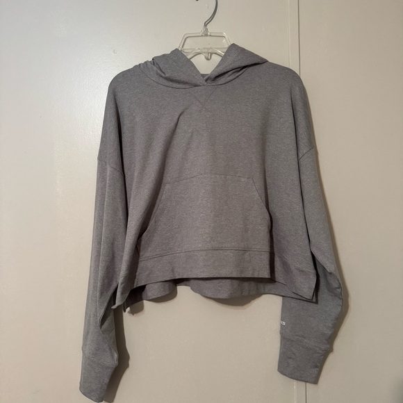 Fabletics Tops - Fabletics Gray Women's Cropped Hoodie
